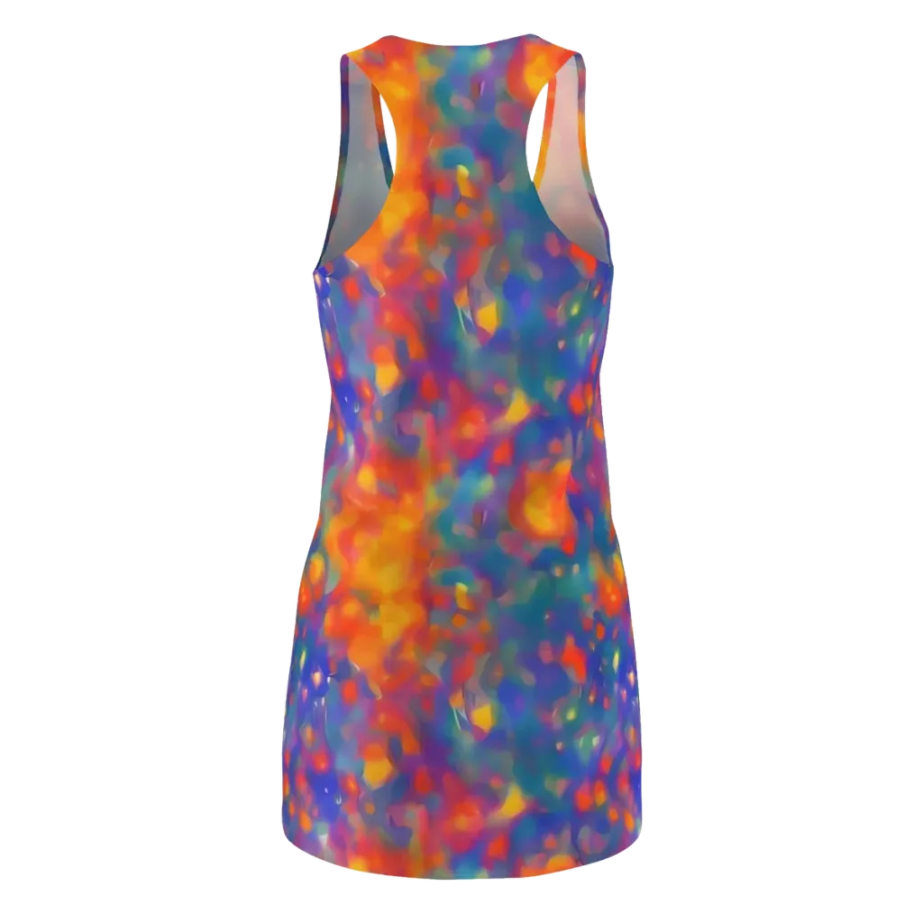 Nolde Nebula on Racerback Dress — Back