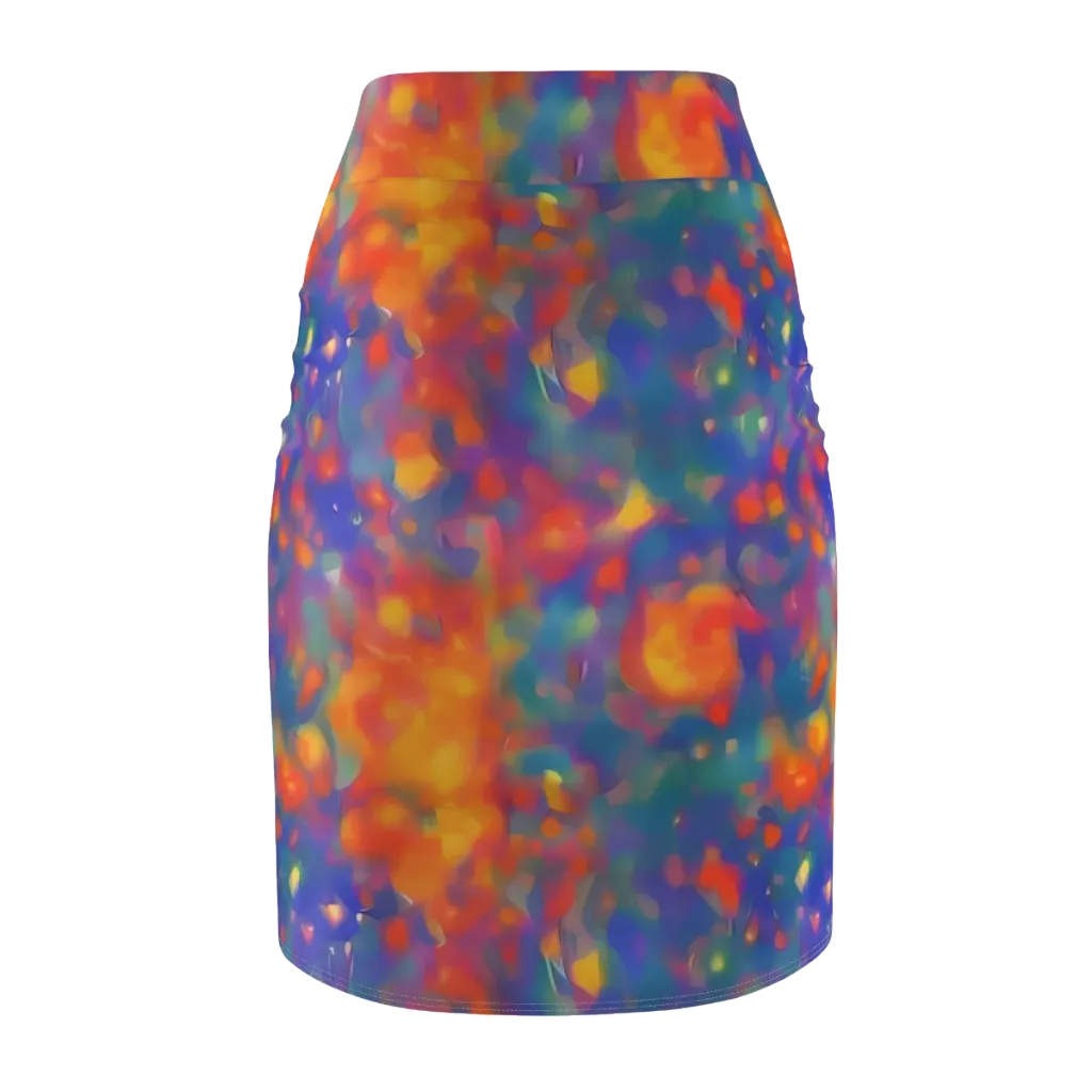 Nolde Nebula on Pencil Skirt — Back