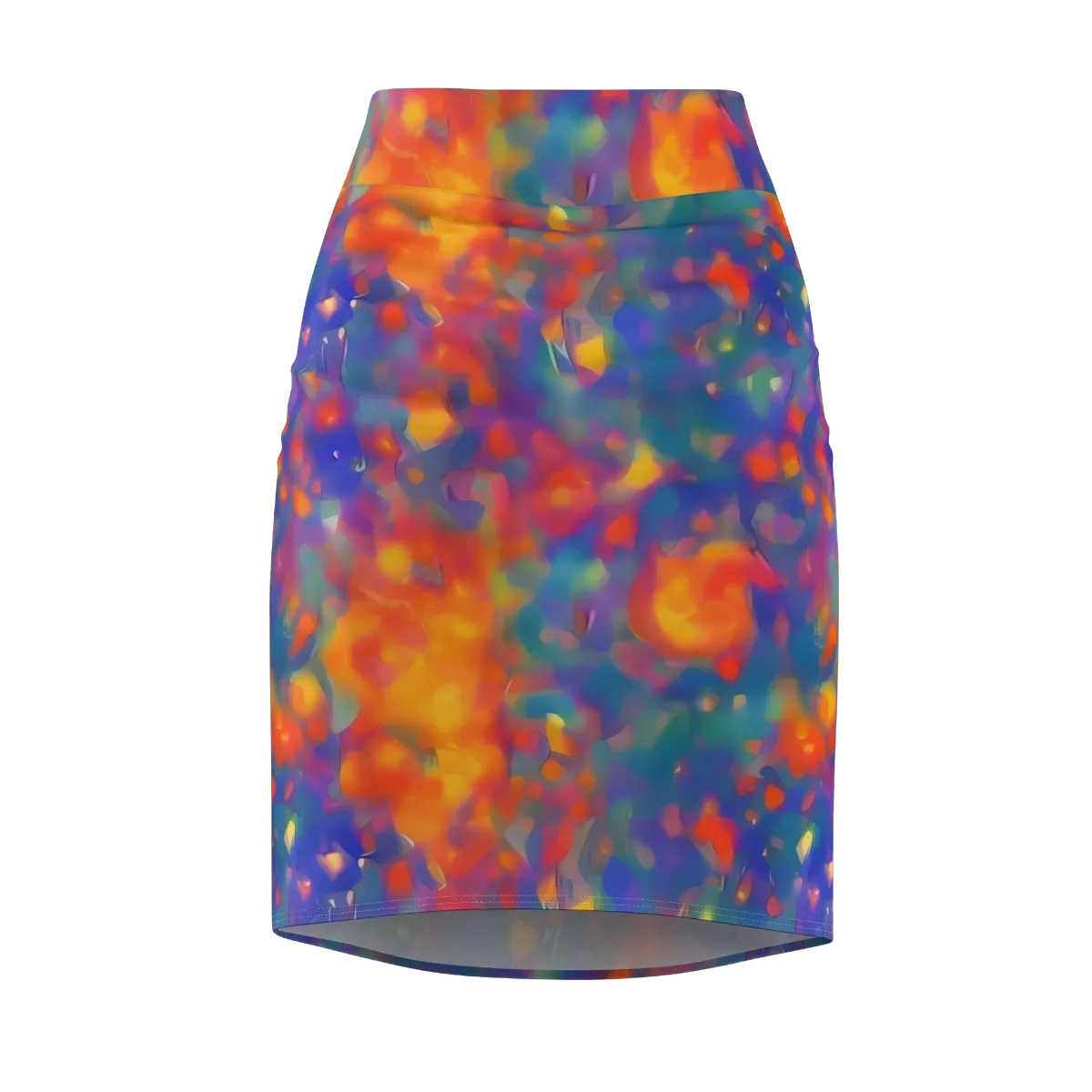 Nolde Nebula on Pencil Skirt — Front