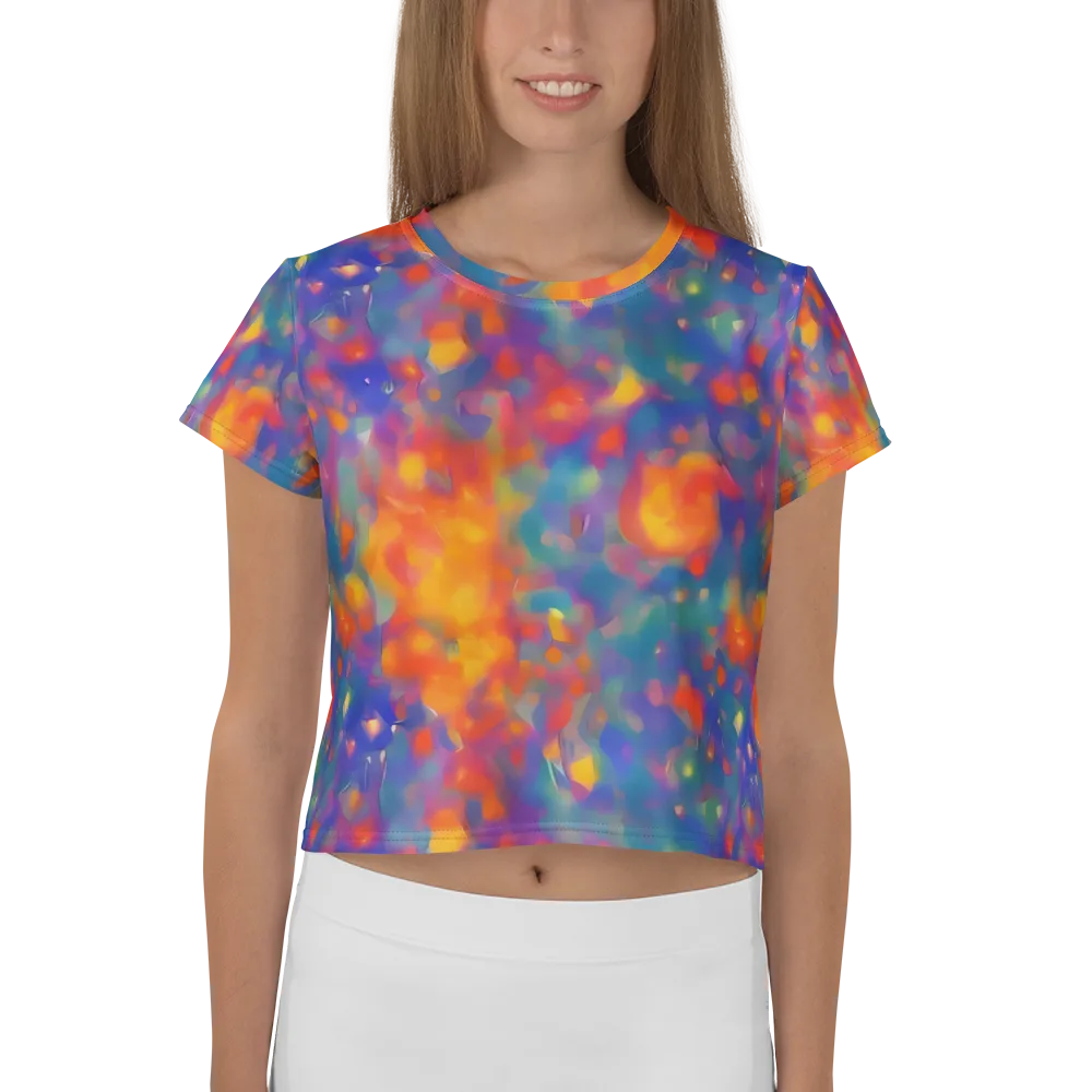 Nolde Nebula on Crop Tee — Front