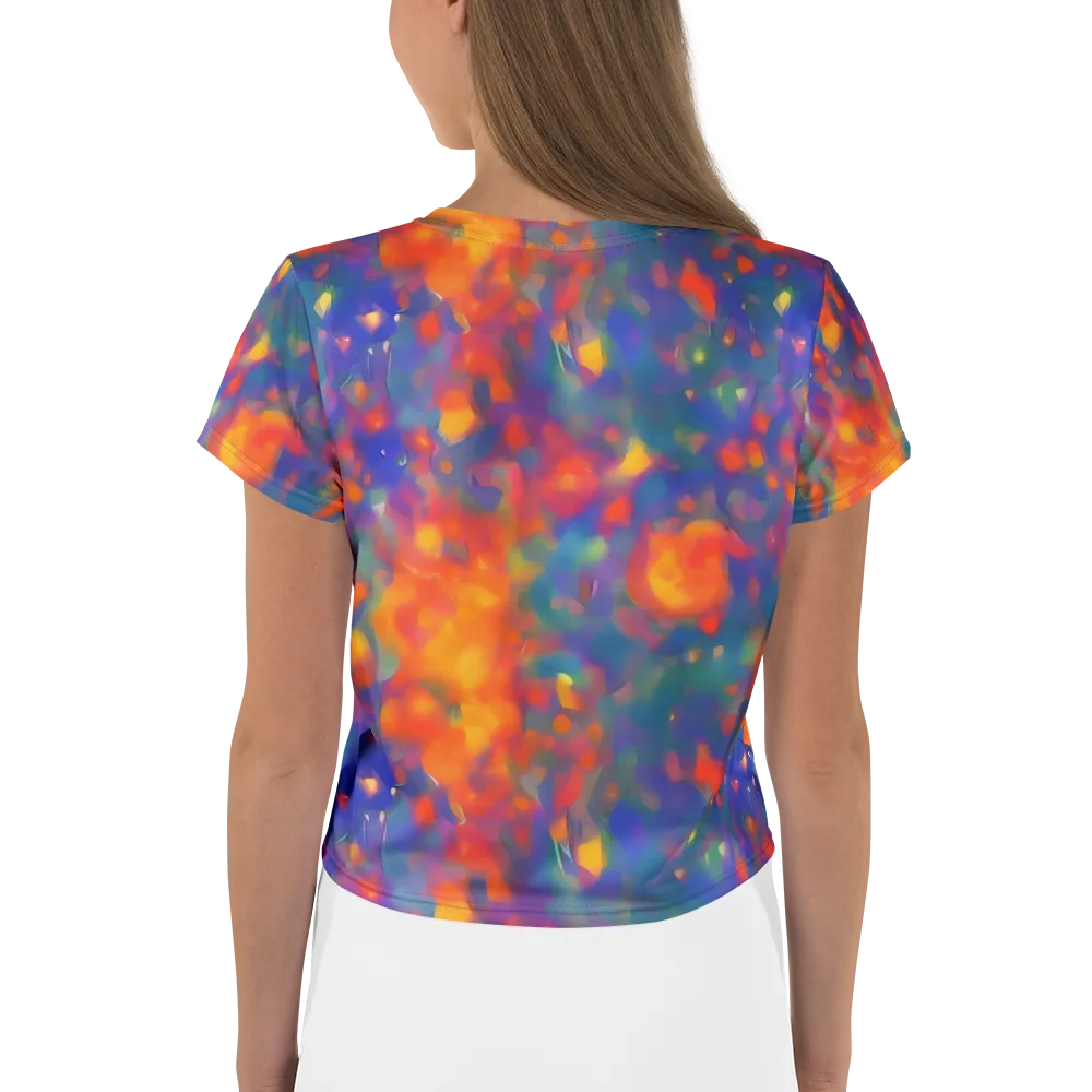 Nolde Nebula on Crop Tee — Back