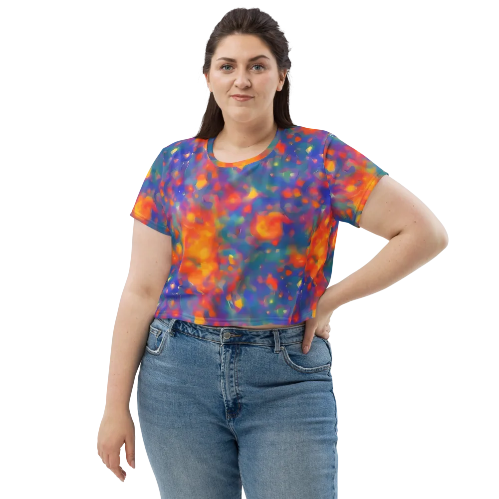 Nolde Nebula on Crop Tee — Front