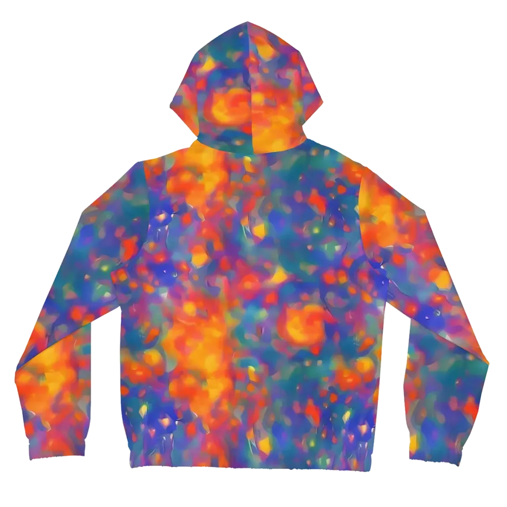 Nolde Nebula on Women's Full-Zip Hoodie — Back