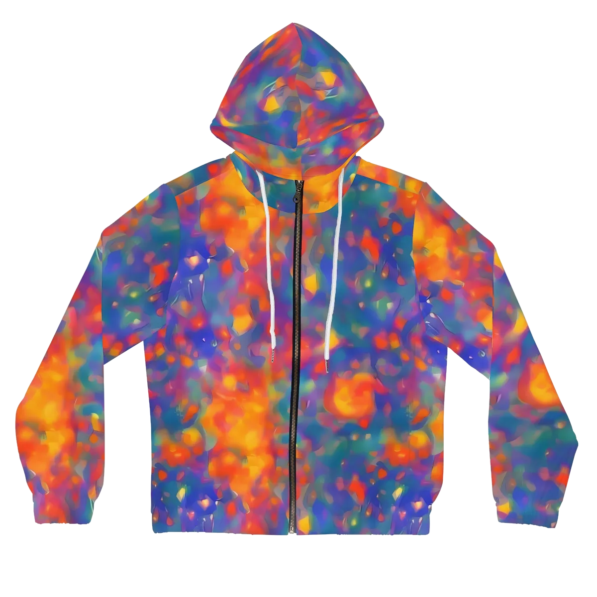 Nolde Nebula on Women's Full-Zip Hoodie — Front