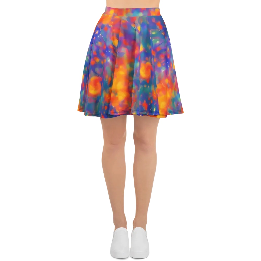Nolde Nebula on Skater Skirt — Front