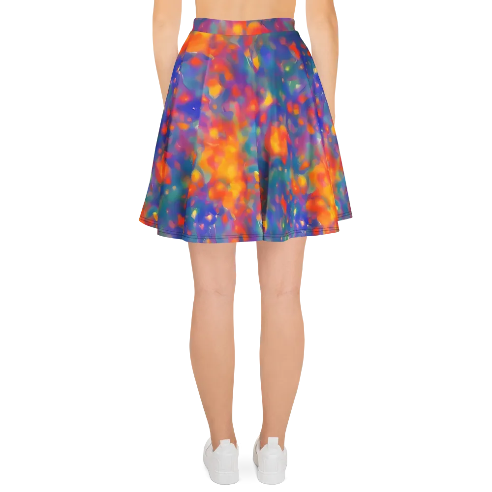 Nolde Nebula on Skater Skirt — Back