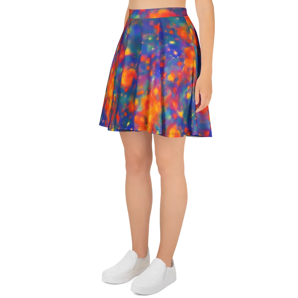 Nolde Nebula on Skater Skirt — Left