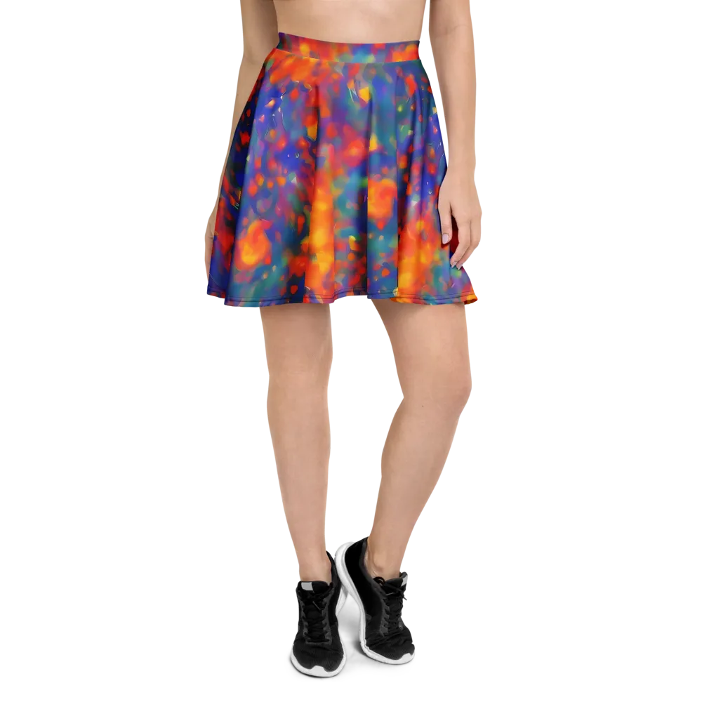 Nolde Nebula on Skater Skirt — Front