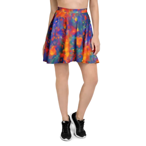 Nolde Nebula on a Skater Skirt