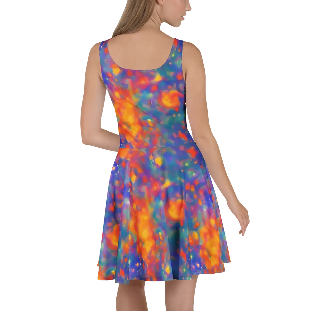 Nolde Nebula on Skater Dress — Back