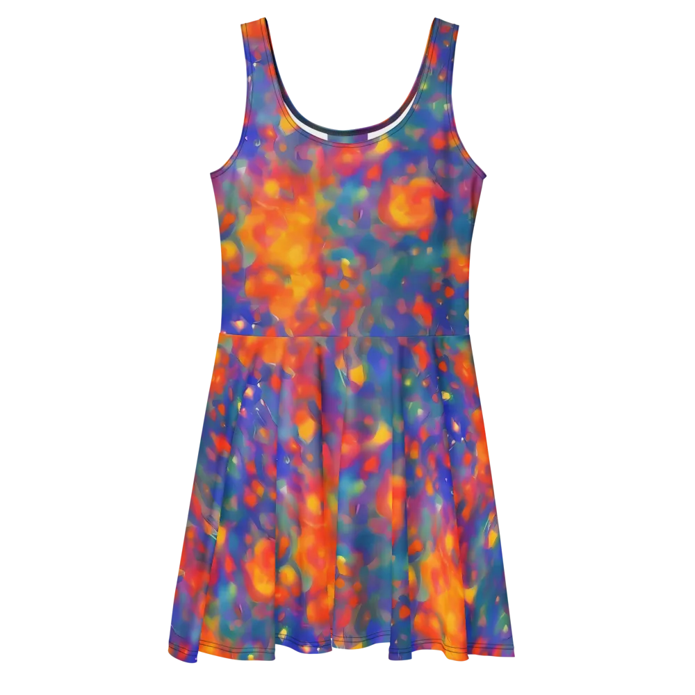 Nolde Nebula on Skater Dress — Front