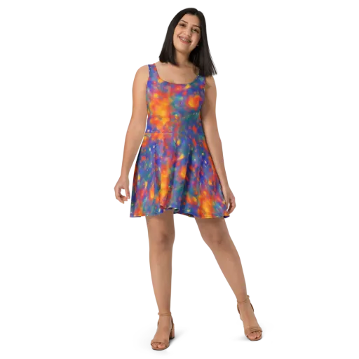 Nolde Nebula on a Skater Dress