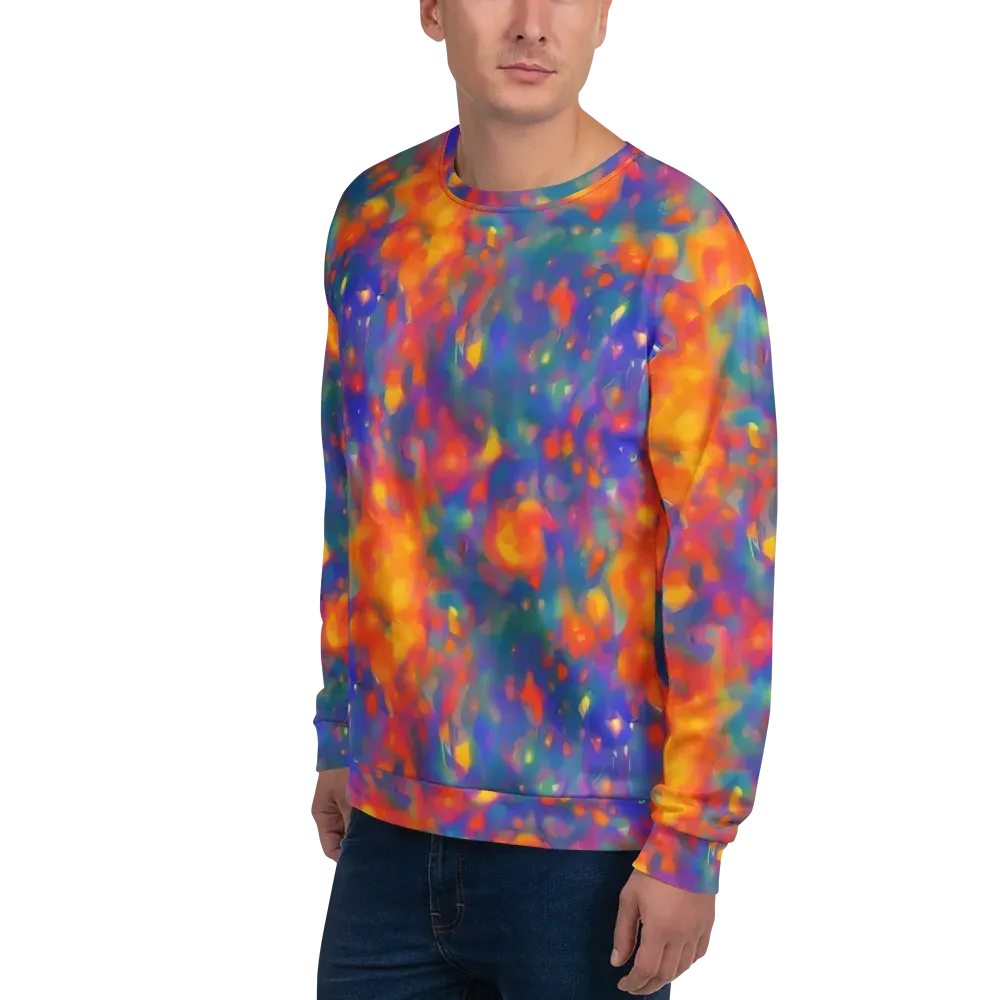 Nolde Nebula on Sweatshirt — Left Front