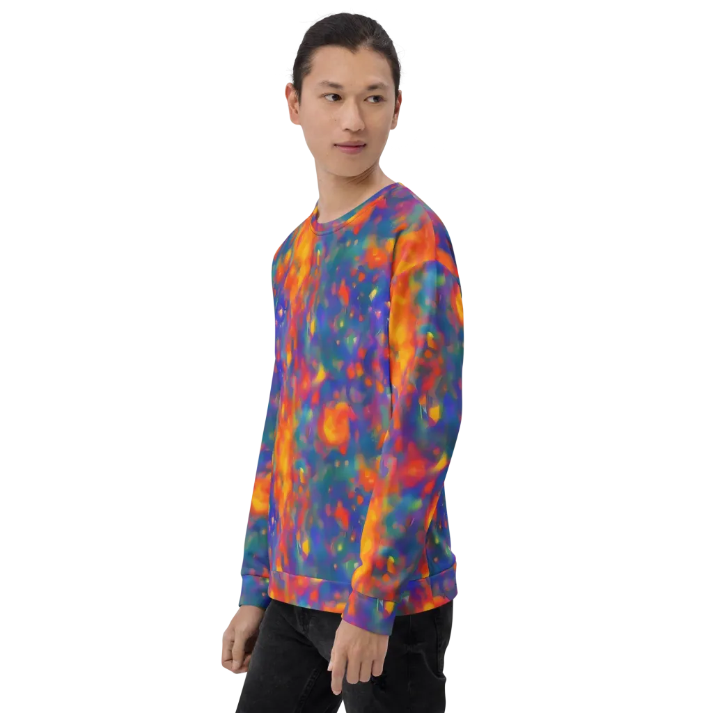 Nolde Nebula on Sweatshirt — Left Front