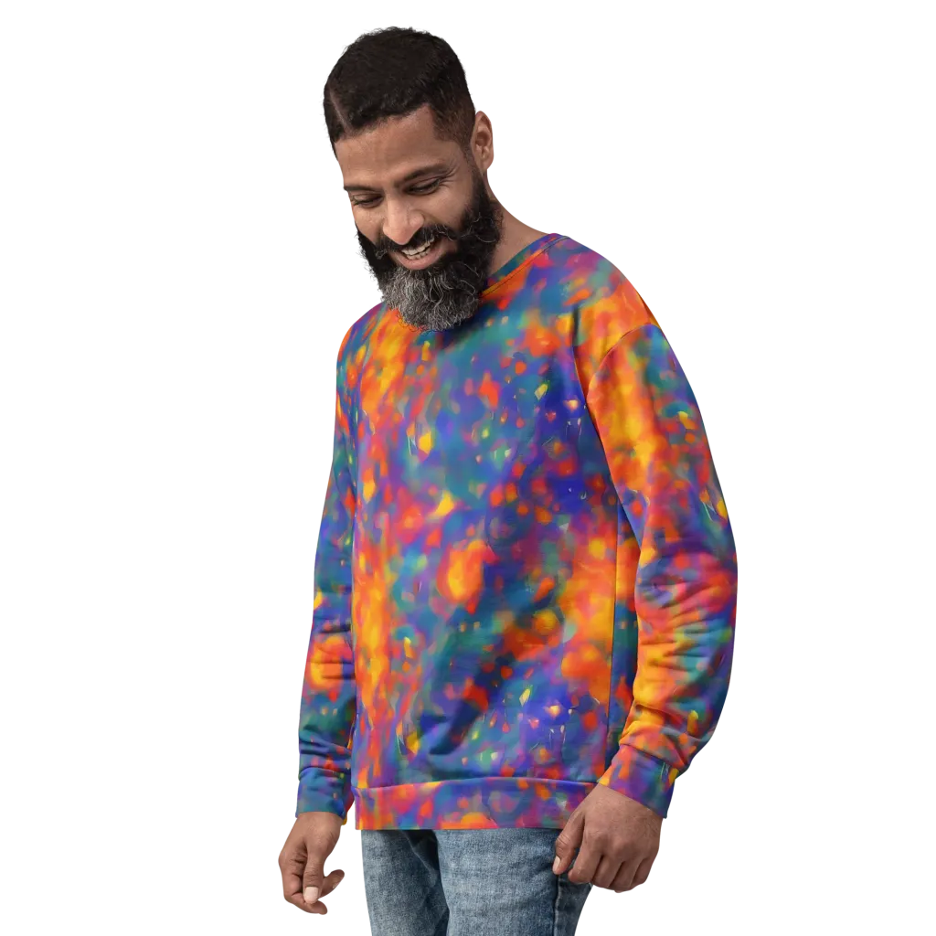 Nolde Nebula on Sweatshirt — Left Front