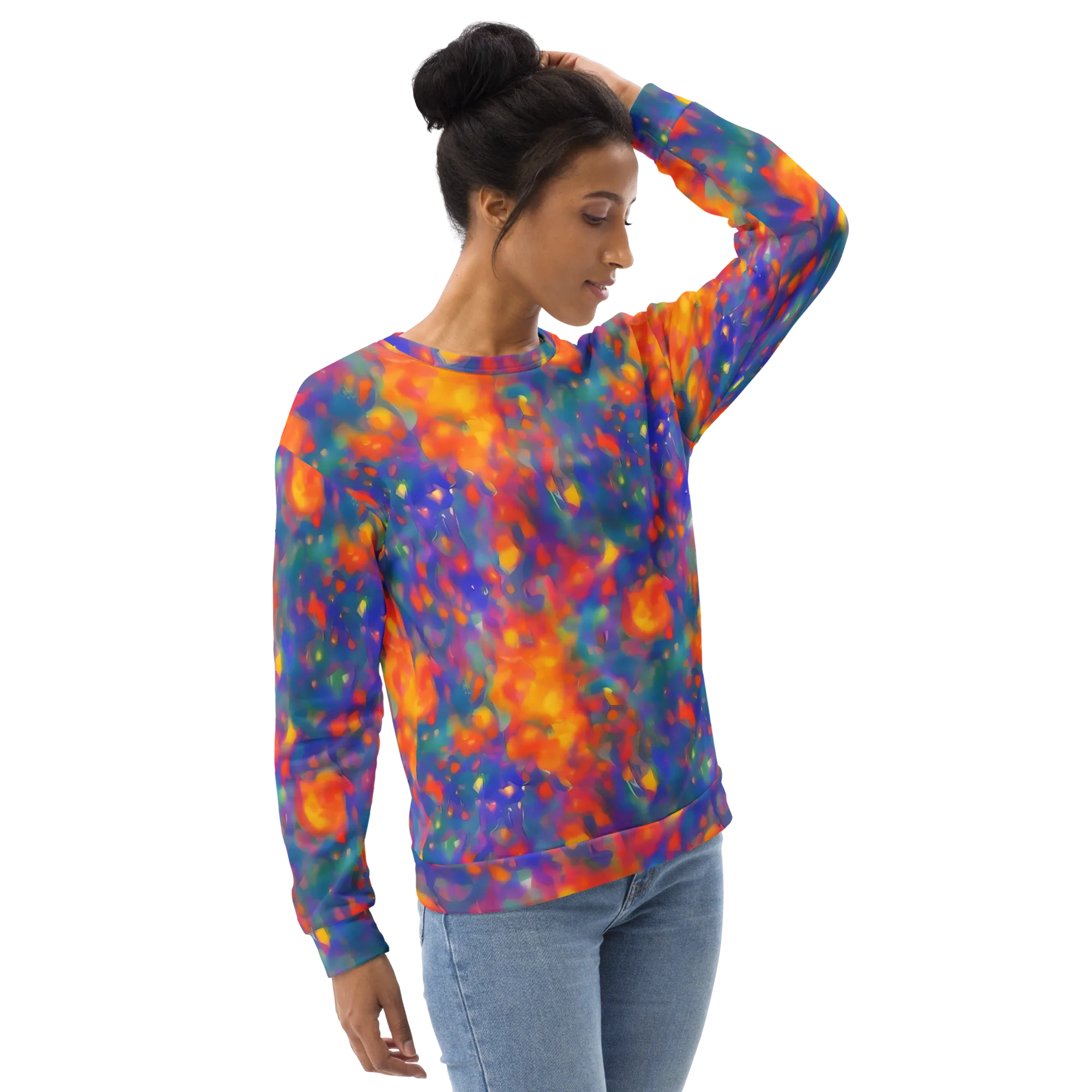 Nolde Nebula on Sweatshirt — Right Front