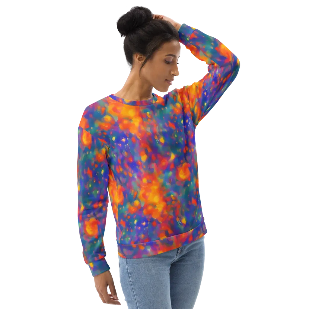 Nolde Nebula on Sweatshirt — Right Front