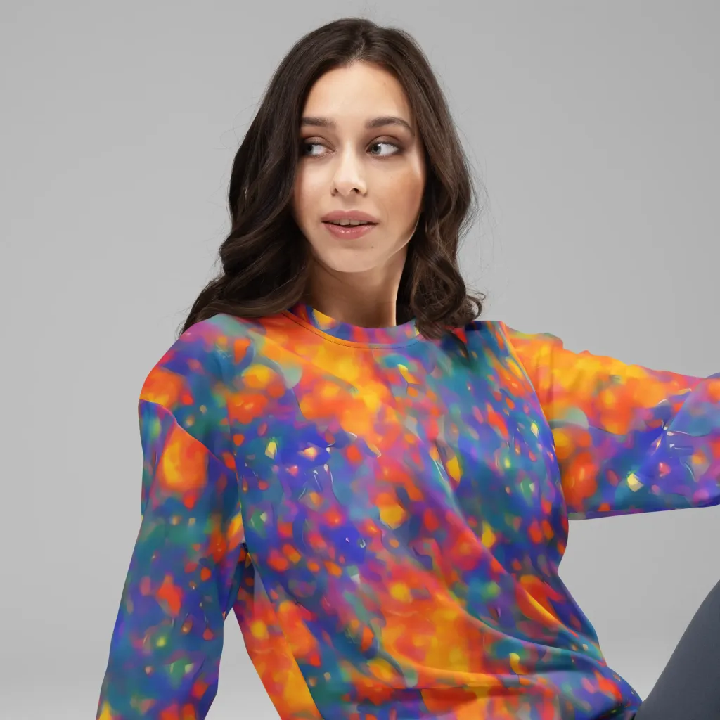 Nolde Nebula on Sweatshirt — Right Front