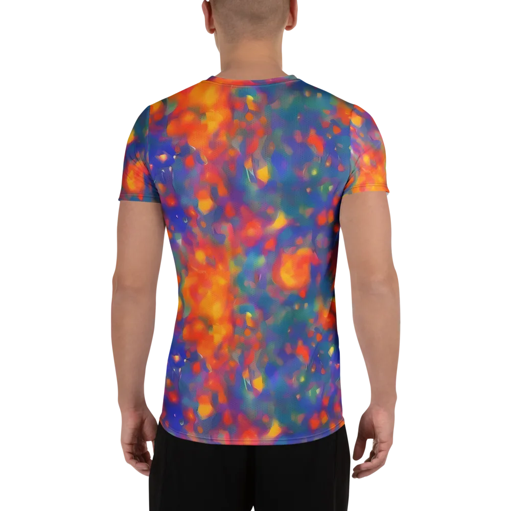 Nolde Nebula on Men's Athletic T-Shirt — Back