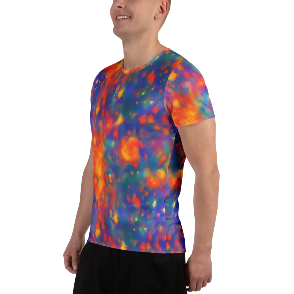 Nolde Nebula on Men's Athletic T-Shirt — Left