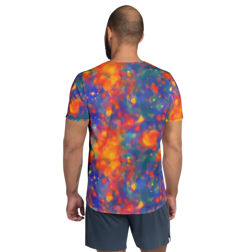 Nolde Nebula on Men's Athletic T-Shirt — Back