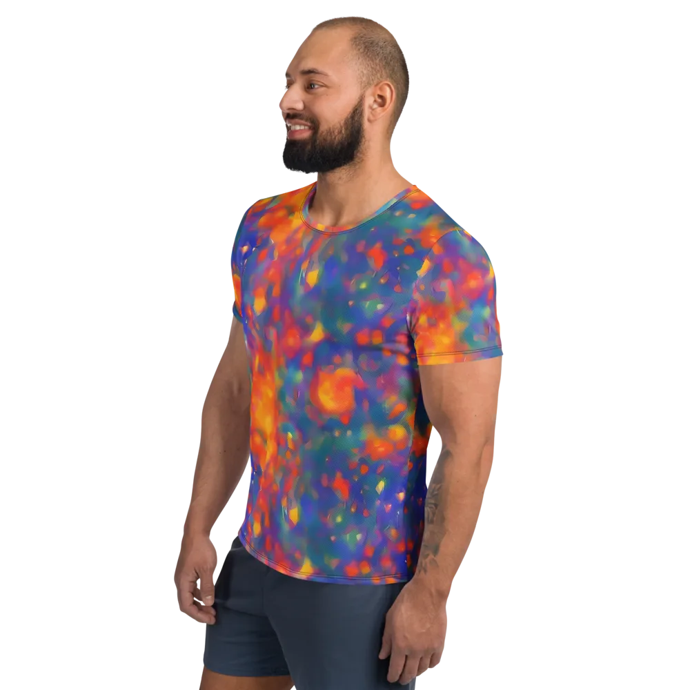 Nolde Nebula on Men's Athletic T-Shirt — Left