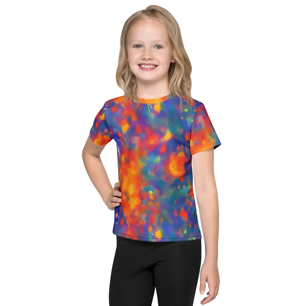 Nolde Nebula on Kids Crew Neck T-Shirt — Front