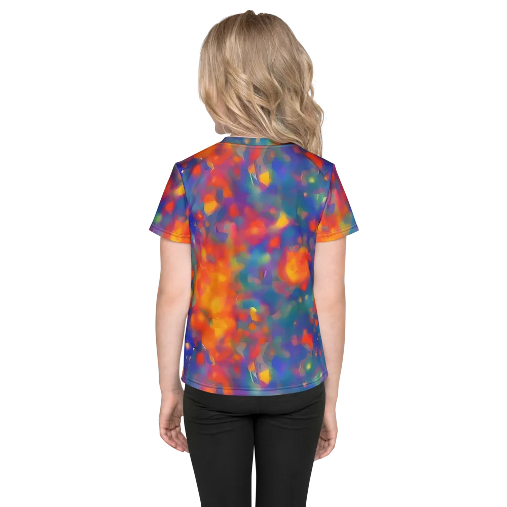 Nolde Nebula on Kids Crew Neck T-Shirt — Back