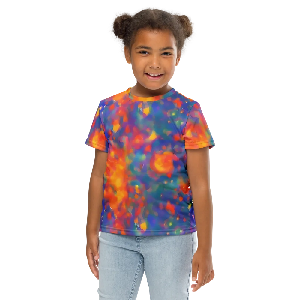 Nolde Nebula on Kids Crew Neck T-Shirt — Front
