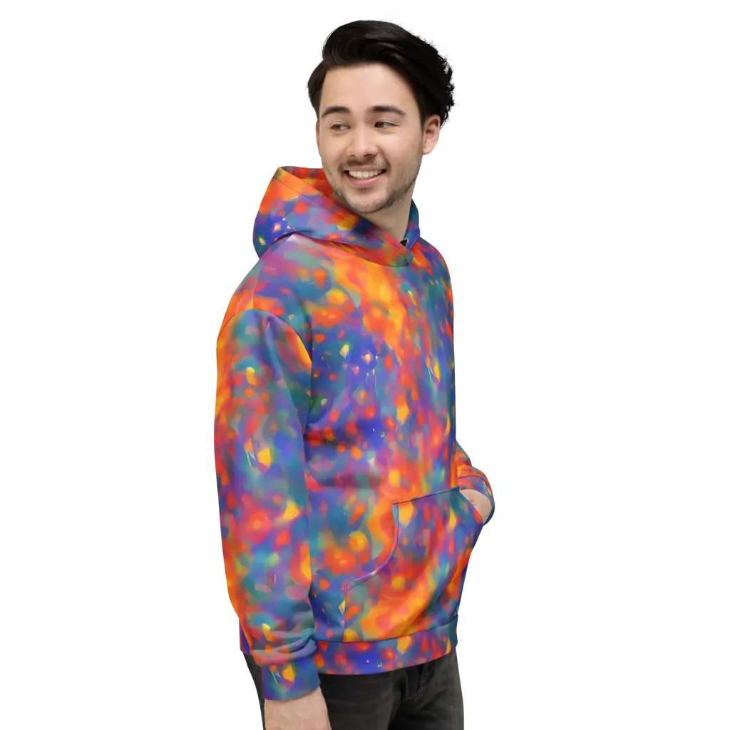 Nolde Nebula on Hoodie — Right