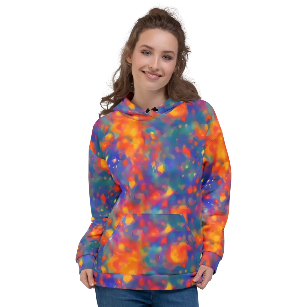 Nolde Nebula on Hoodie — Front