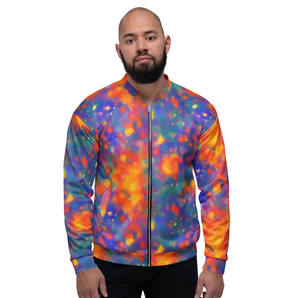 Nolde Nebula on Bomber Jacket — Front
