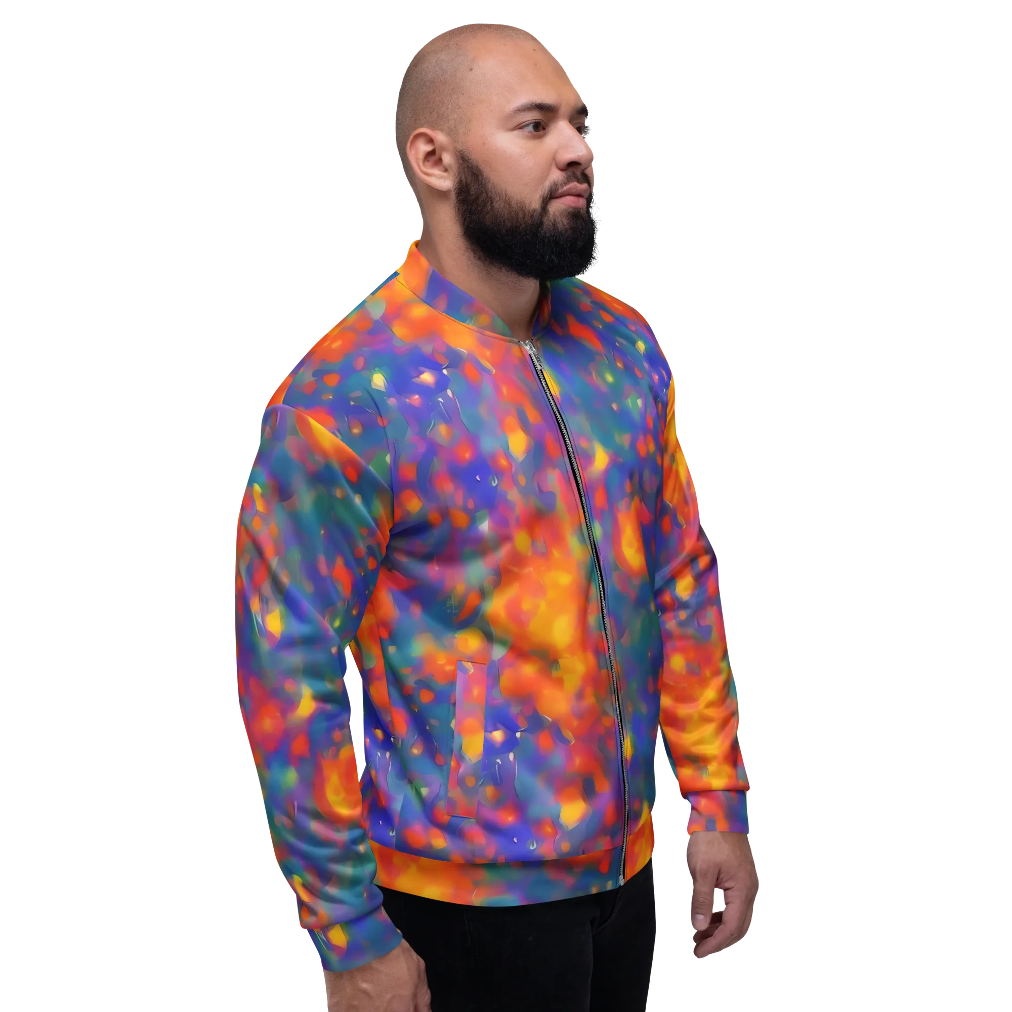 Nolde Nebula on Bomber Jacket — Right