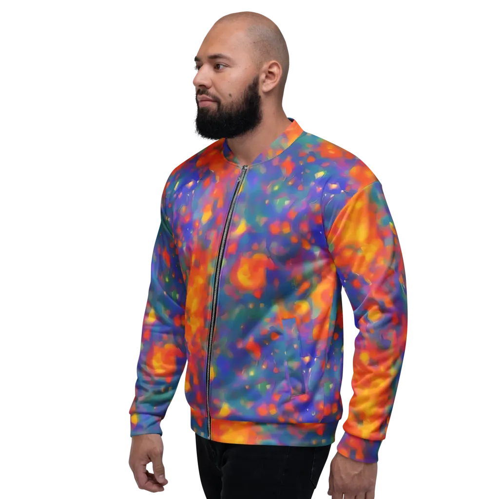 Nolde Nebula on Bomber Jacket — Left