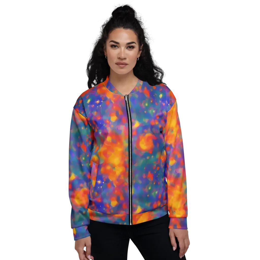 Nolde Nebula on Bomber Jacket — Front