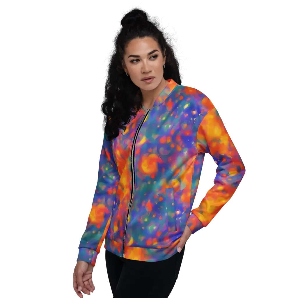 Nolde Nebula on Bomber Jacket — Left