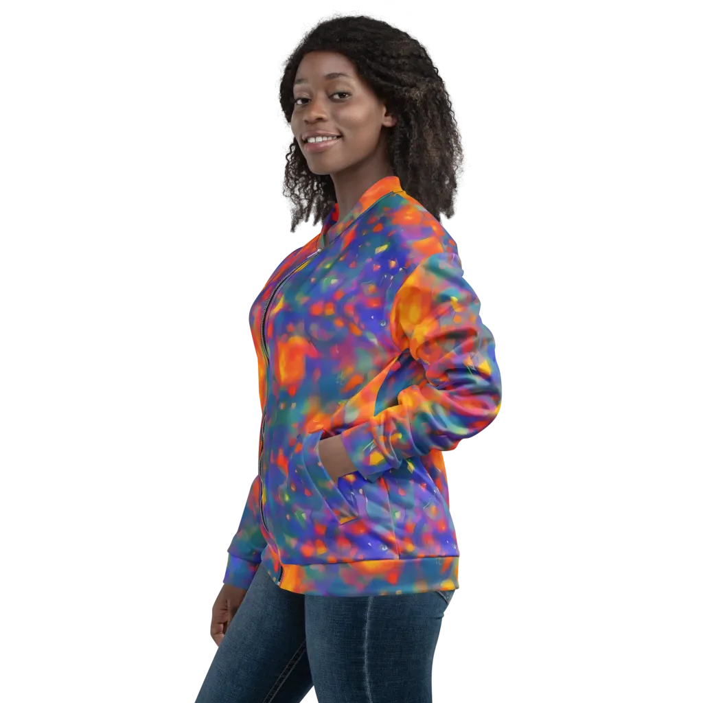 Nolde Nebula on Bomber Jacket — Left