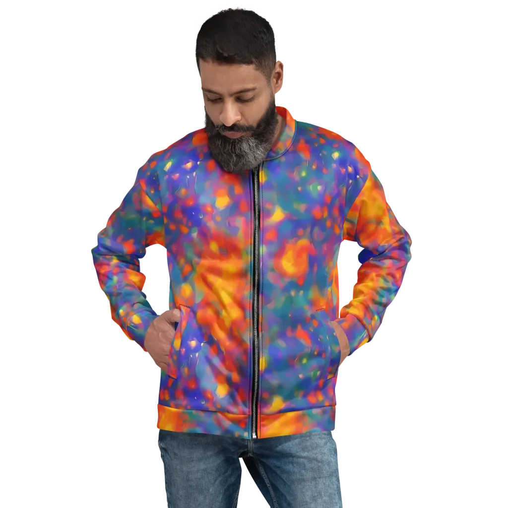 Nolde Nebula on Bomber Jacket — Front