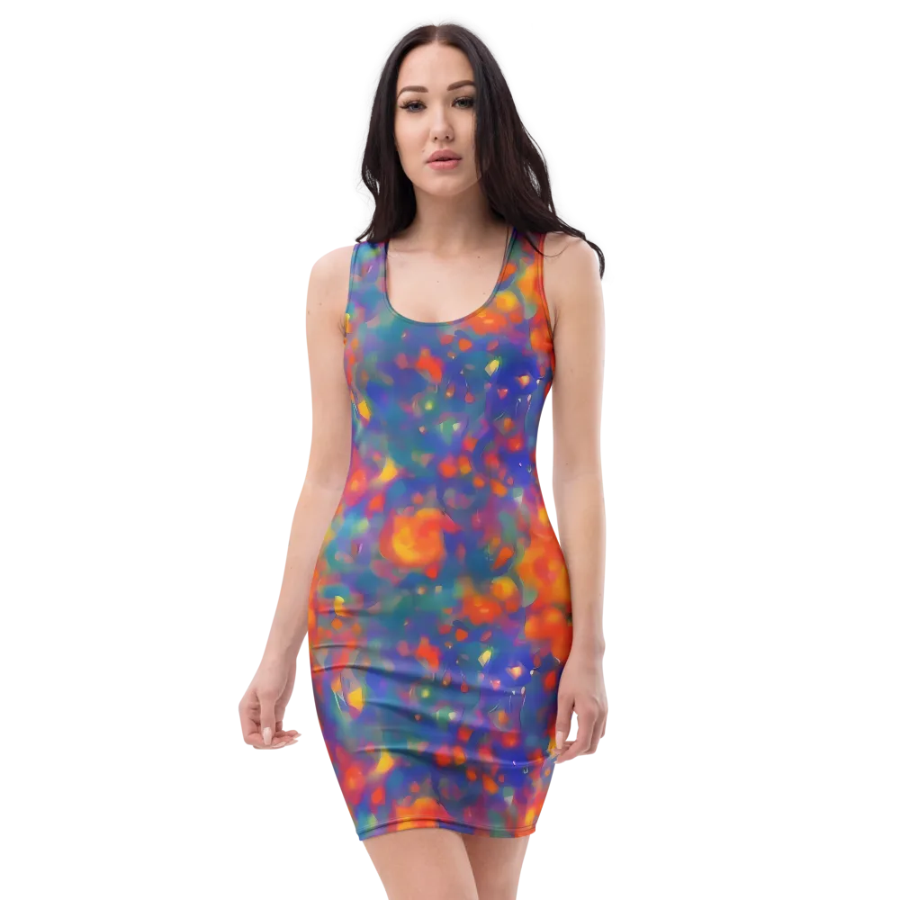 Nolde Nebula on Bodycon Dress — Front