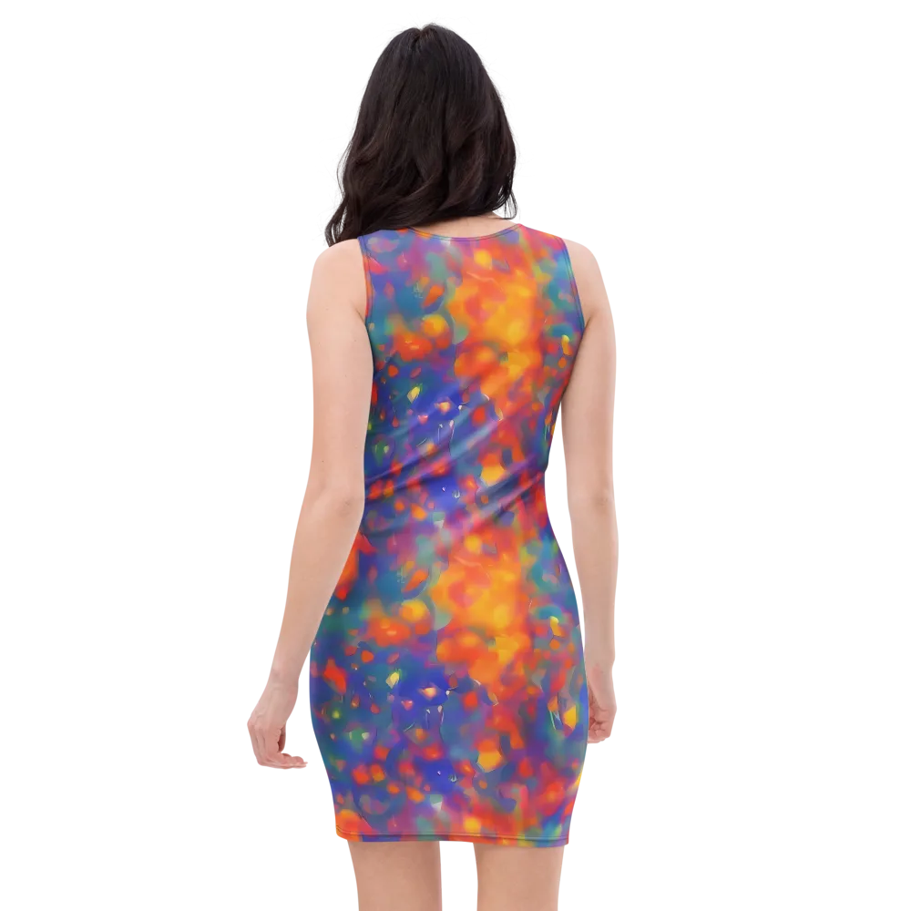 Nolde Nebula on Bodycon Dress — Back