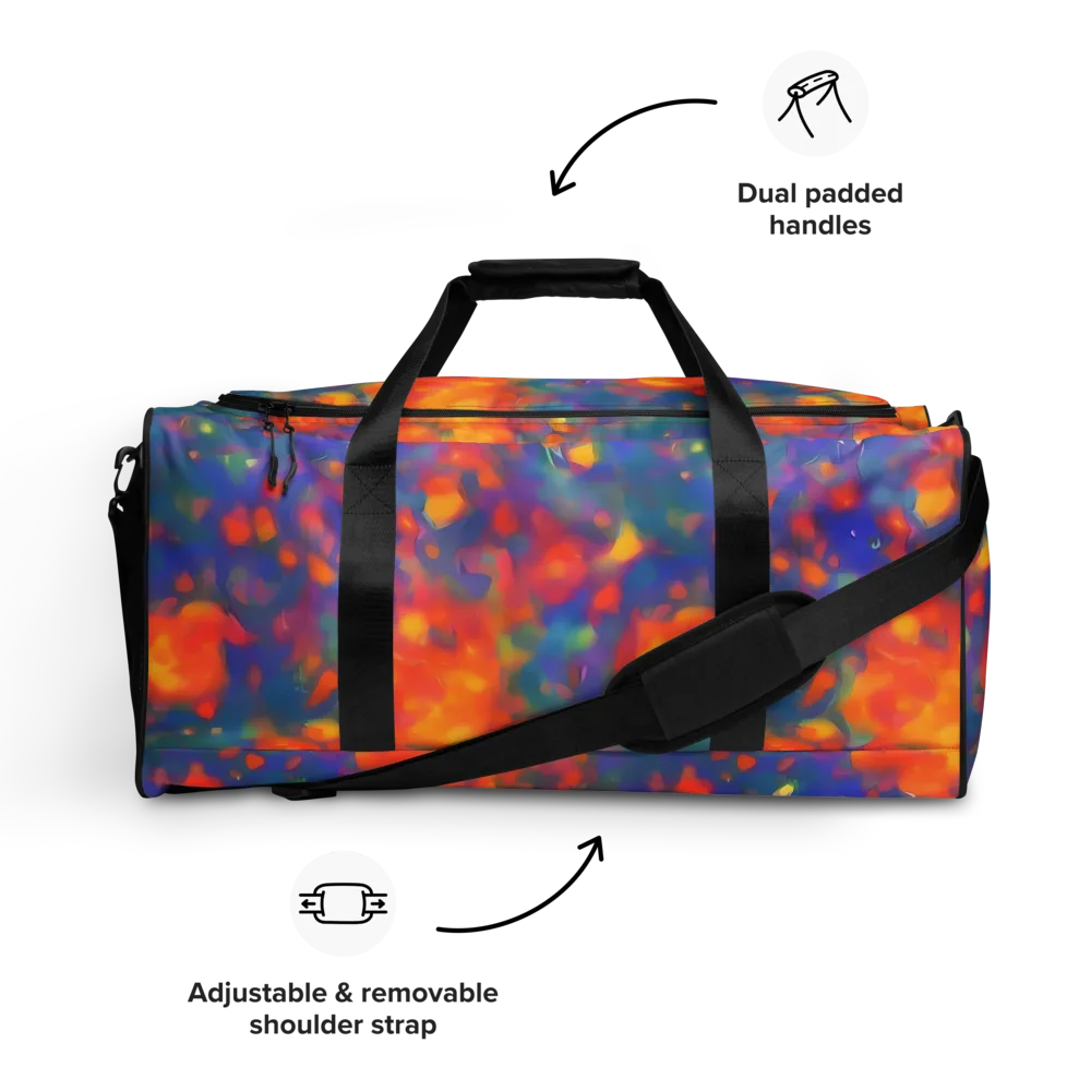 Nolde Nebula on Duffle Bag — Front