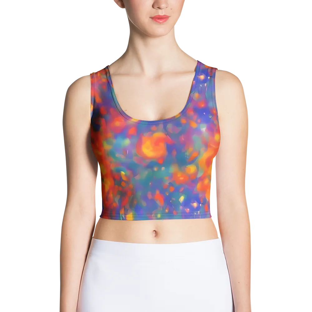 Nolde Nebula on Crop Top — Front