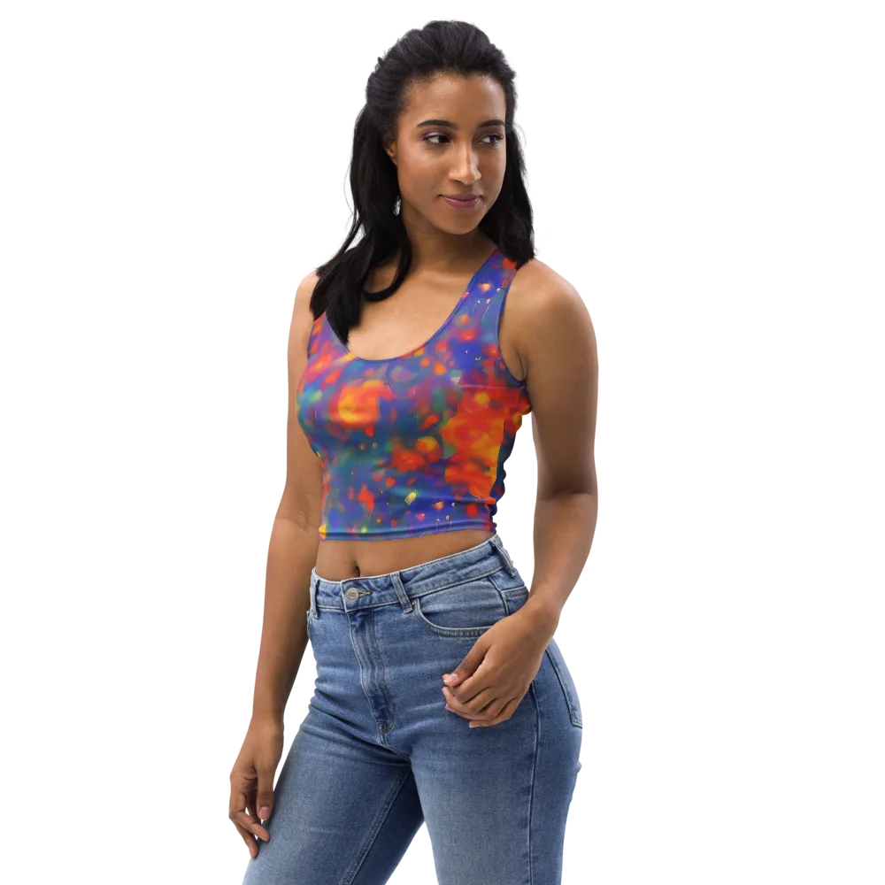 Nolde Nebula on Crop Top — Left Front