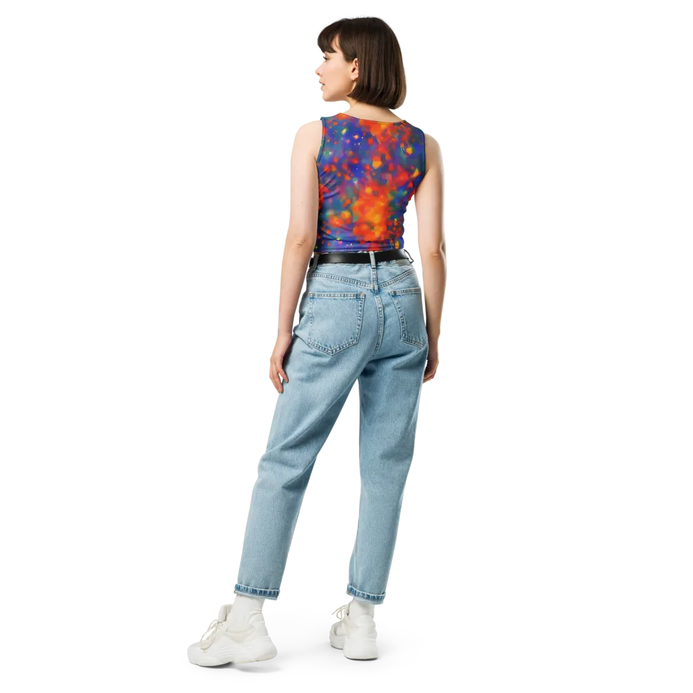 Nolde Nebula on Crop Top — Back