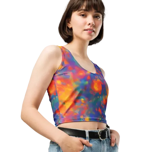 Nolde Nebula on a Crop Top