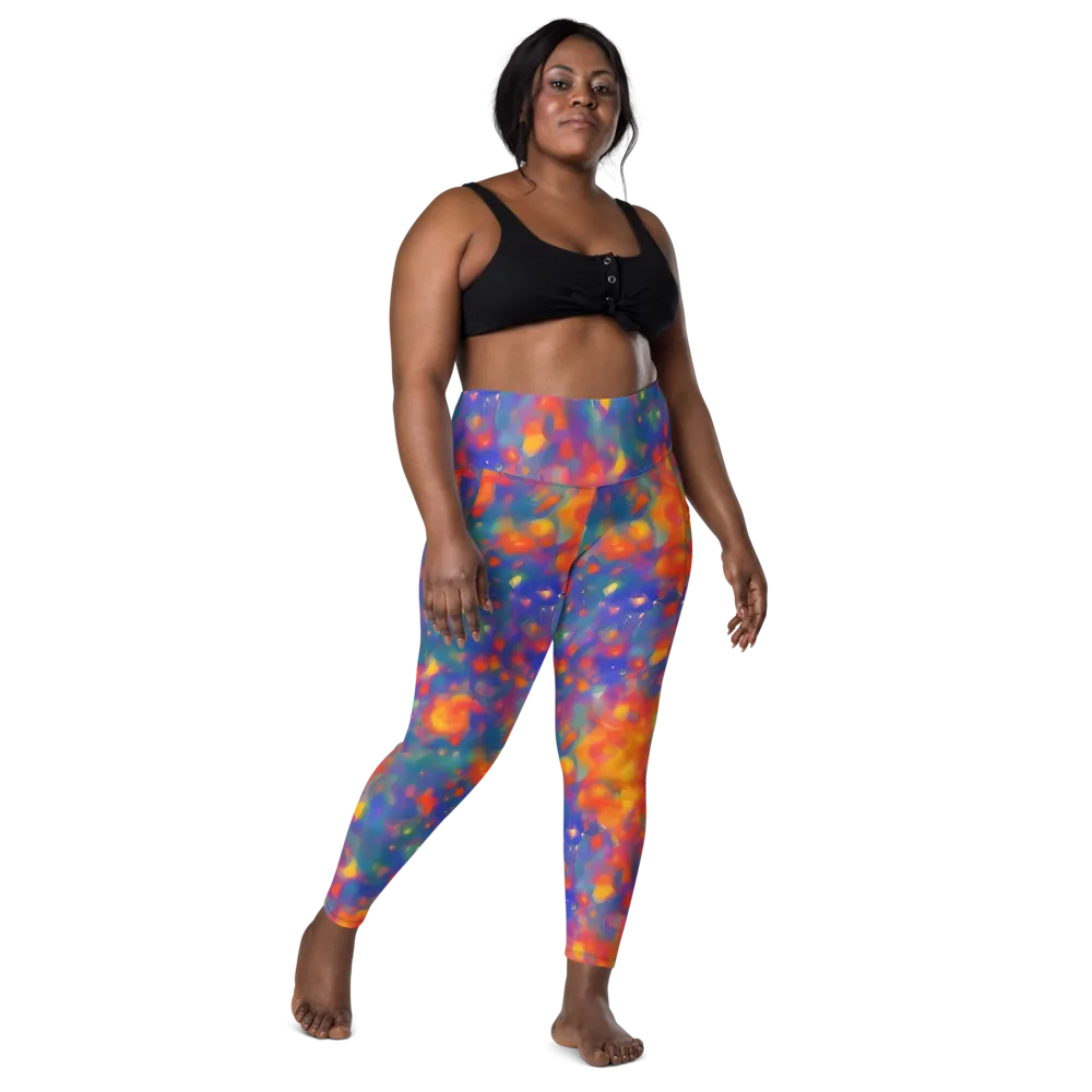 Nolde Nebula on Leggings with Pockets — Front