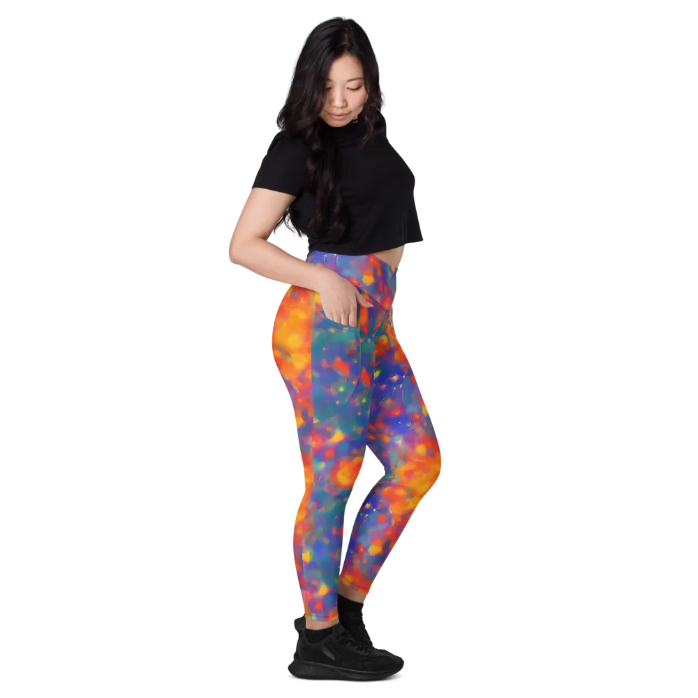 Nolde Nebula on Leggings with Pockets — Right
