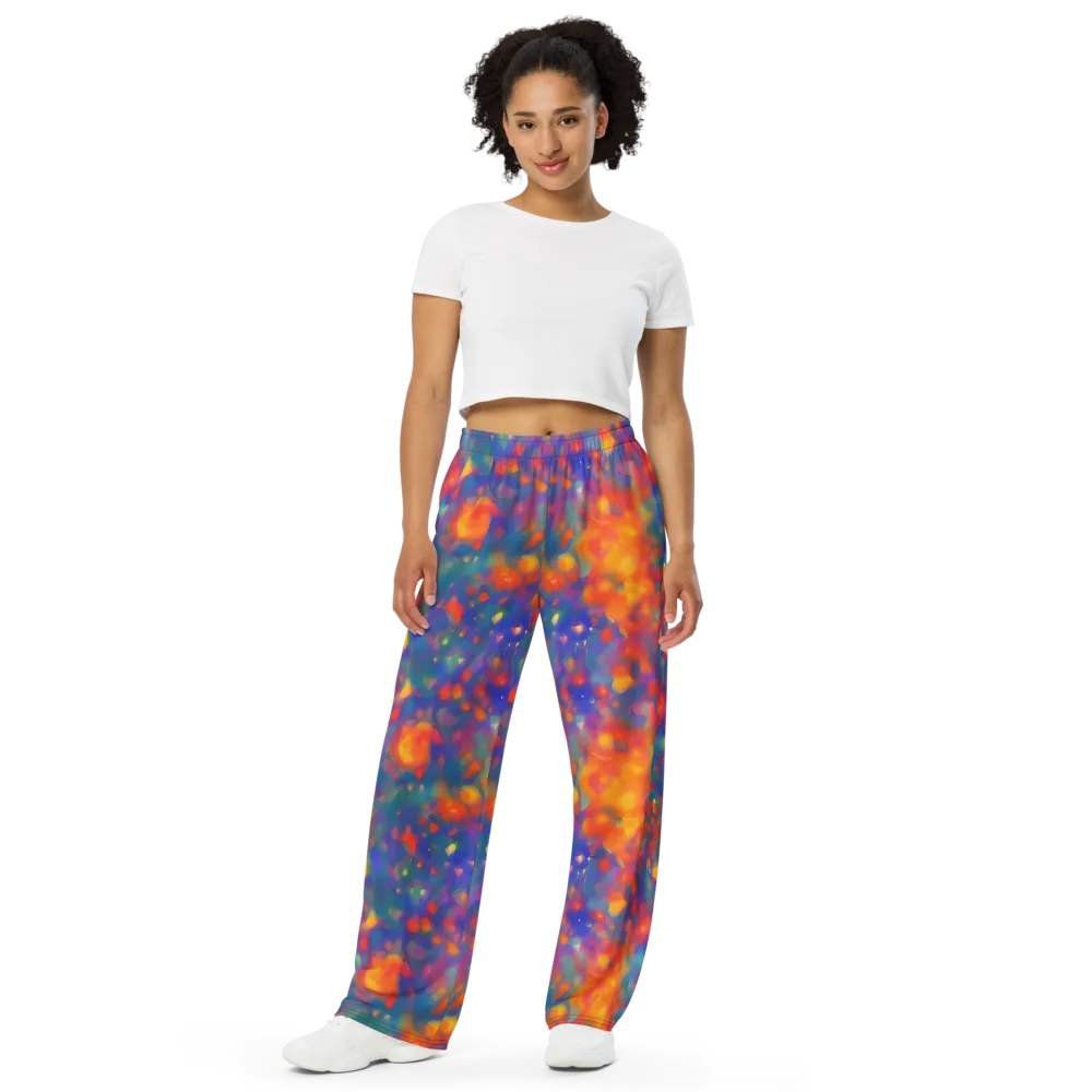 Nolde Nebula on Wide-Leg Pants — Front