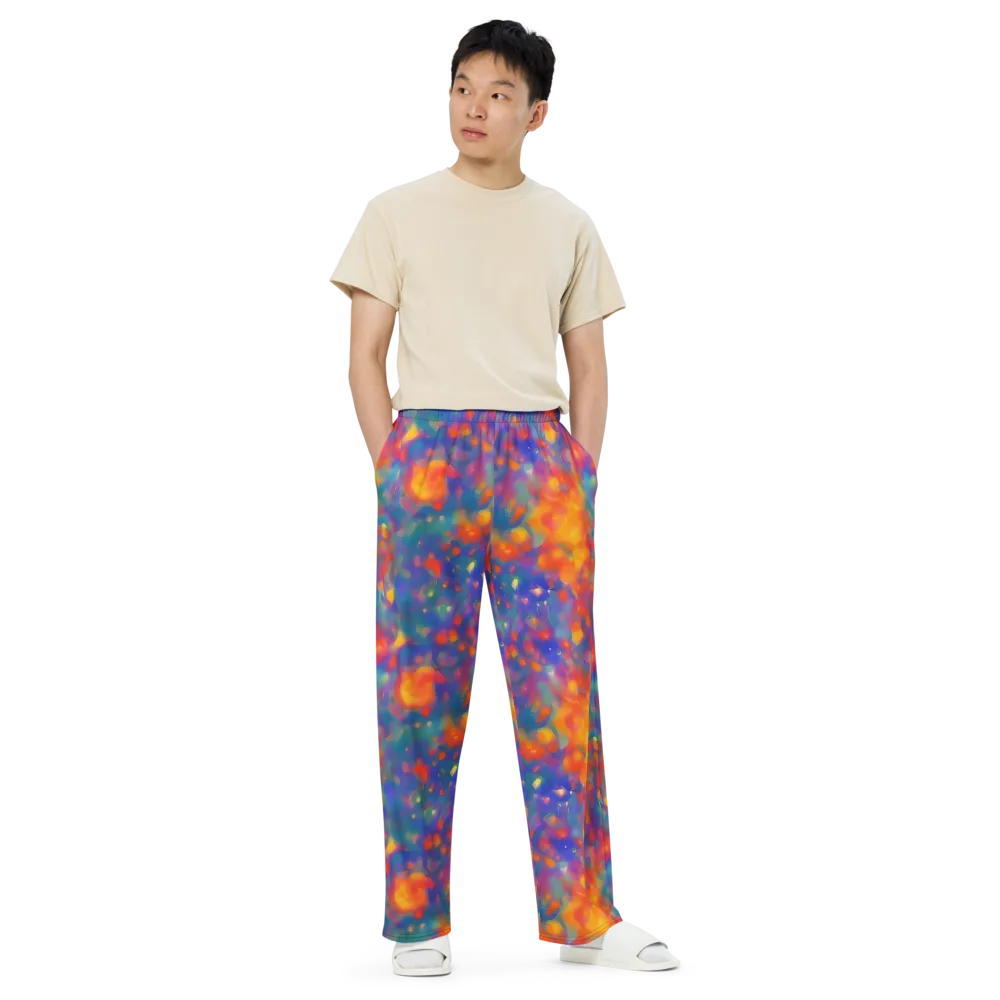 Nolde Nebula on Wide-Leg Pants — Front
