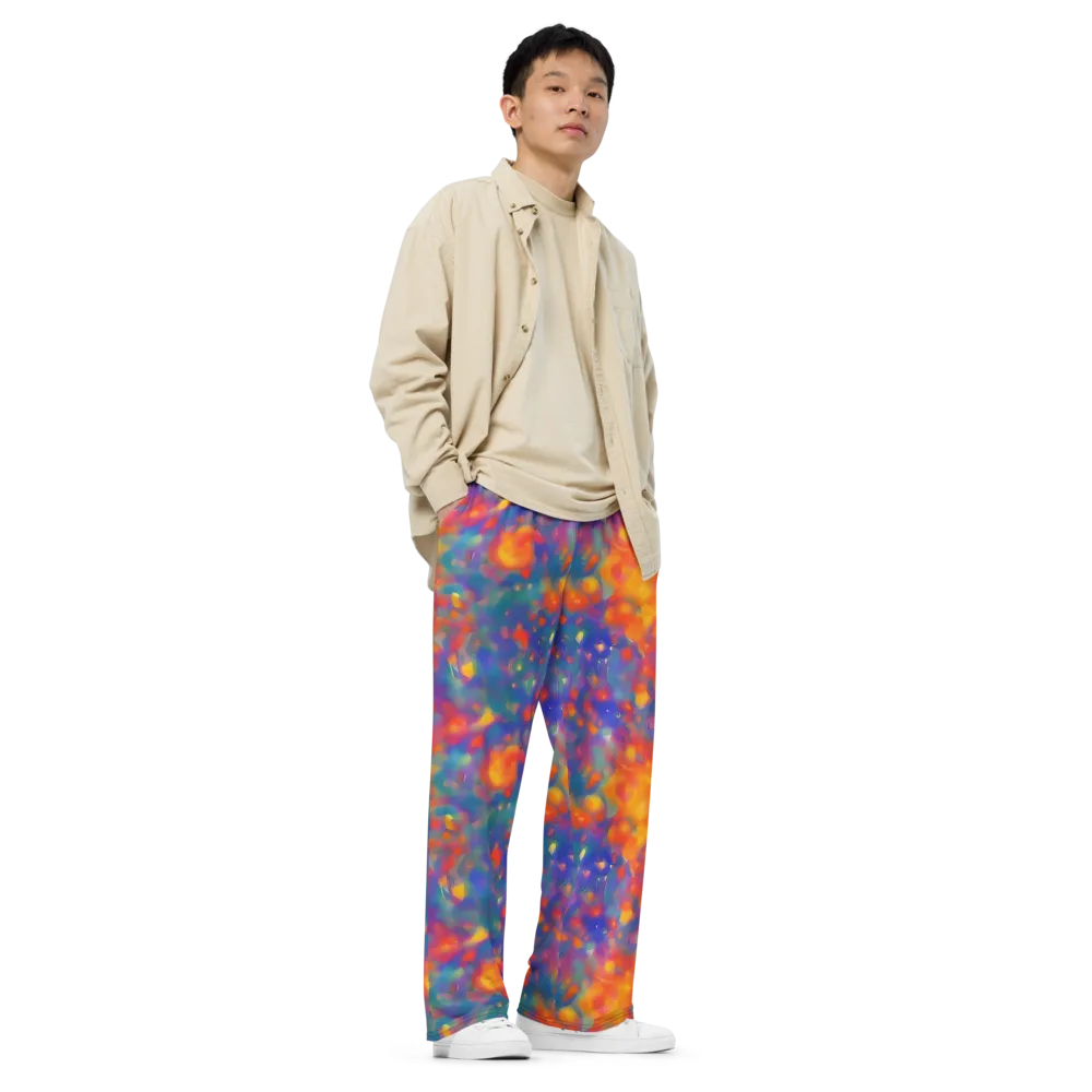 Nolde Nebula on Wide-Leg Pants — Right Front
